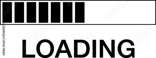 vector progress loading bar, loading icon, loading illustration