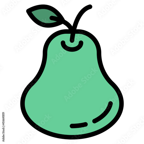 pear line icon