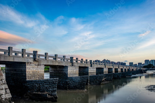 Luoyang Ancient Bridge in Quanzhou, China.