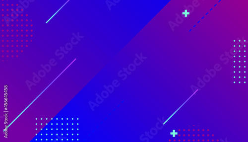 Abstract Geometric Line Background for Landing Page and Website. Gradation Colorfull dynamic shapes. EPS 10 Vector.