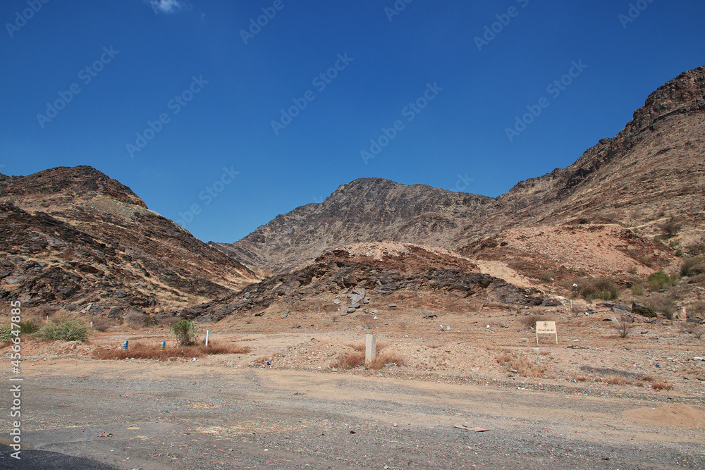 Nature of mountains of Asir region, Saudi Arabia