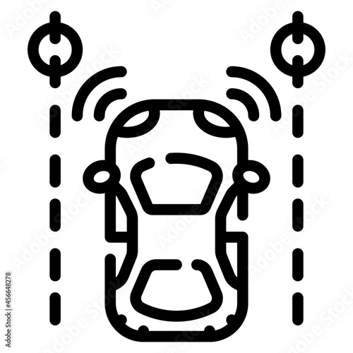 lane line icon