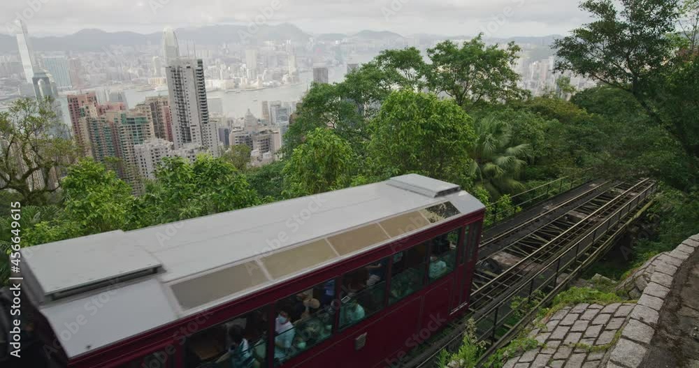 Hong Kong peak tram