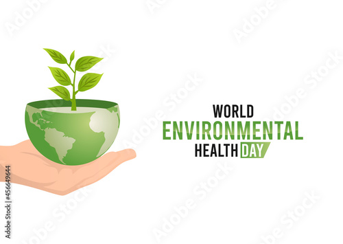 vector graphic of world environmental health day good for world environmental health day celebration. flat design. flyer design.flat illustration.