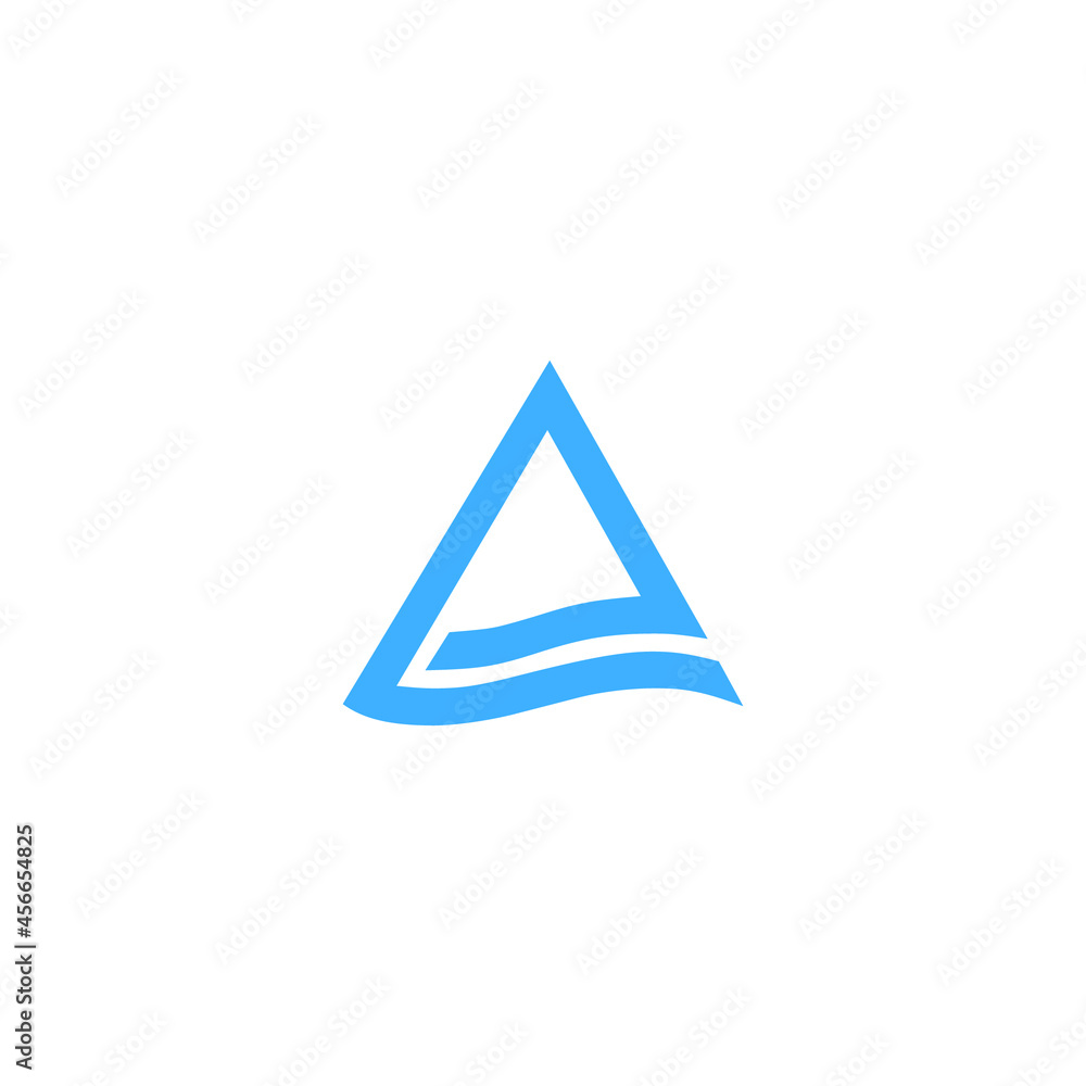 initials logo A initials logo A