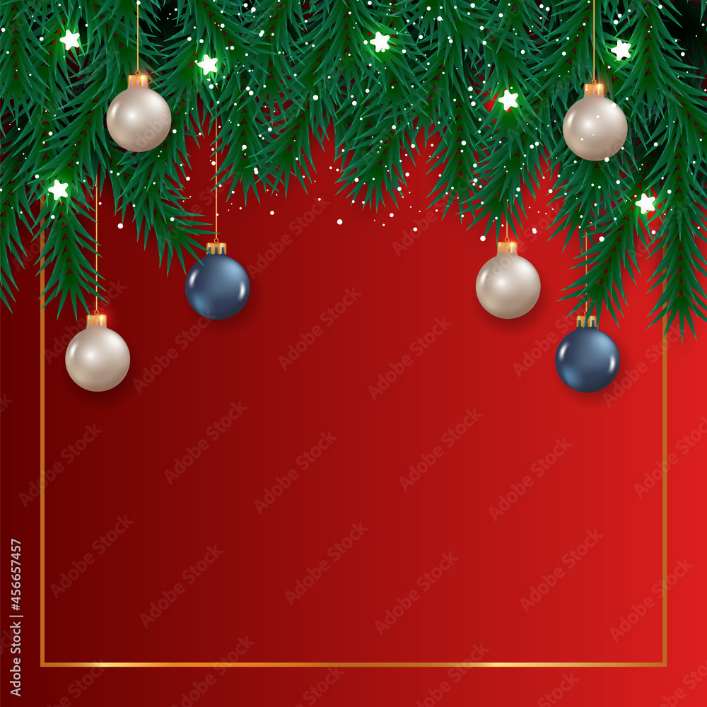 Christmas Background With Red White Color Concept Christmas Background With Red White Color Concept