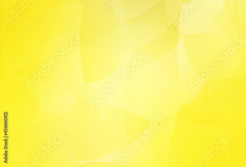 Light Yellow vector template with crystals, triangles.