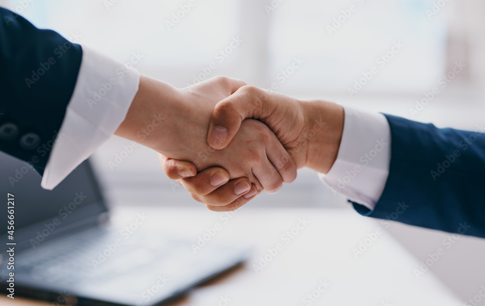 Obraz premium managers Business deal teamwork communication finance officials