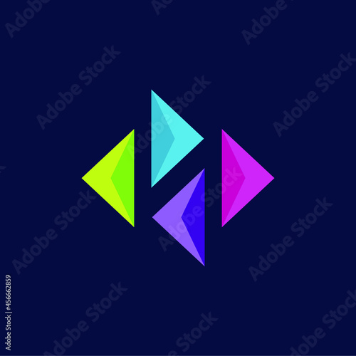 Free Download initials logo H - GFXLoad
