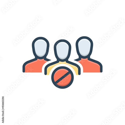 Color illustration icon for resistance