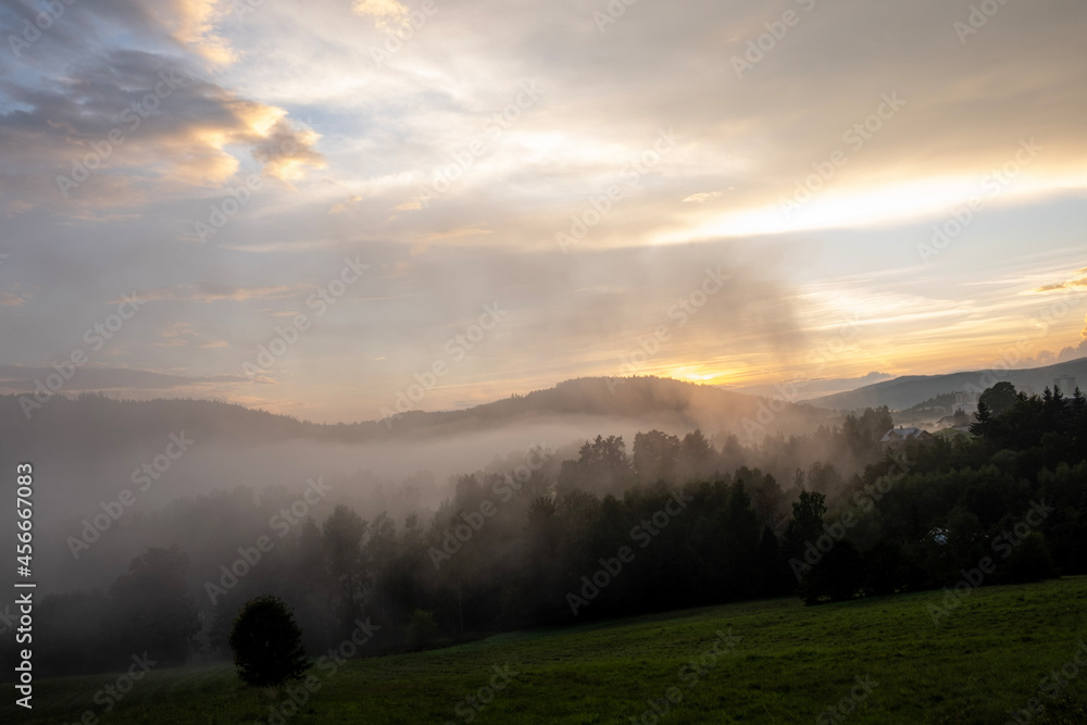 sunrise in the mountains sunrise in the mountains