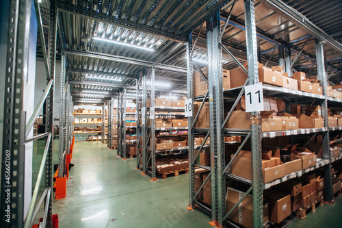 large warehouse with goods