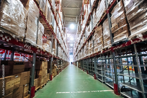 large warehouse with goods