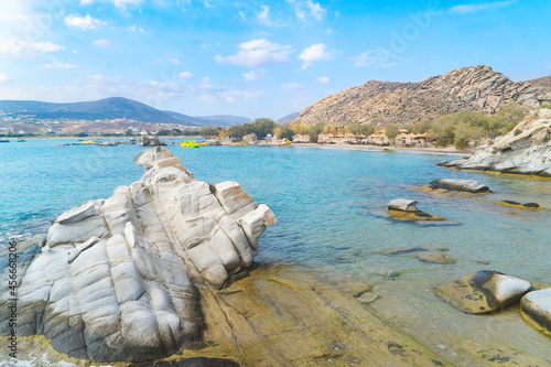 Romantic beach at greek island photo