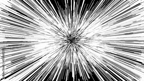 Schilderij op canvas Abstract Hyper speed illustration overlay motion background , digital future technology graphic