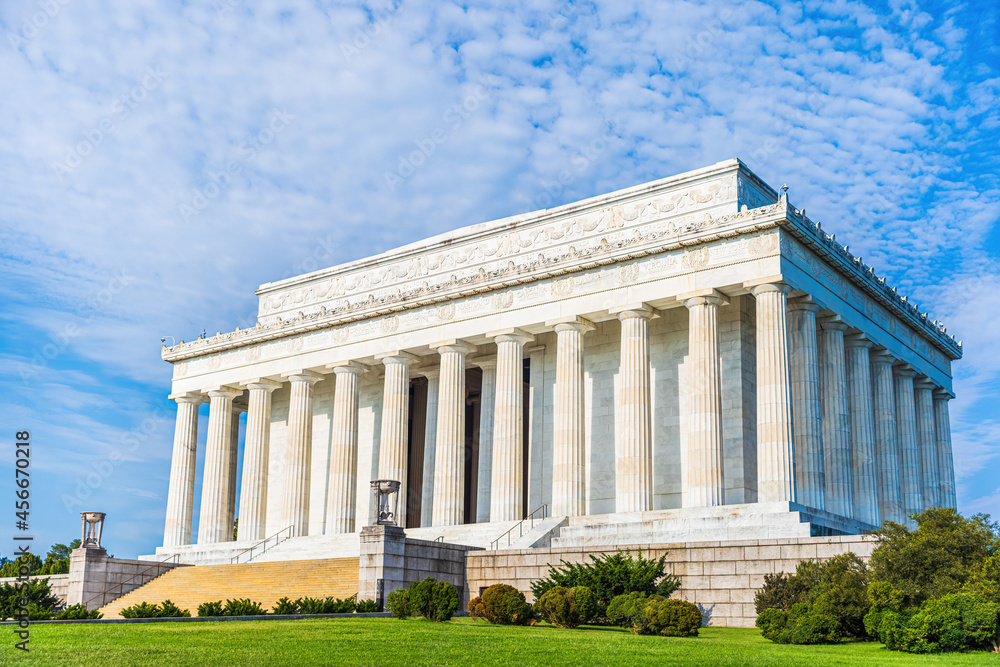 The Lincoln Memorial in Washington DC, USA