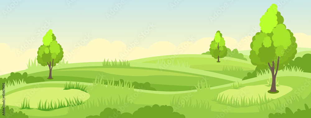 Rural summer landscape Rural summer landscape