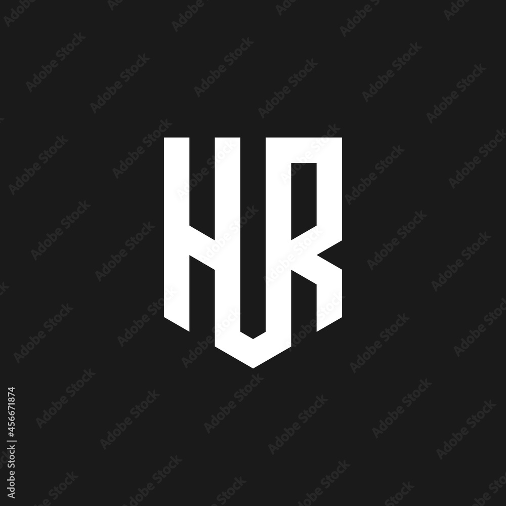 Letter Initial Monogram H R HR RH Logo Design Template. Suitable for General Shop Apparel Sport Fashion Marketing Business Brand Company in Simple Style Logo Design. Letter Initial Monogram H R HR RH Logo Design Template. Suitable for General Shop Apparel Sport Fashion Marketing Business Brand Company in Simple Style Logo Design.