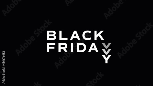 Black Friday vector banner template. Symbol of shopping, discounts, special offers and deals.