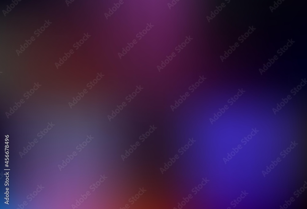 Dark purple, pink vector blur layout.
