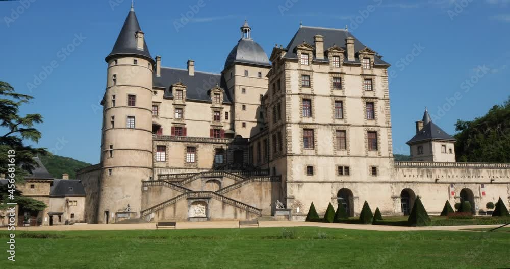 The castle of Vizille, Isere department, France The castle of Vizille, Isere department, France