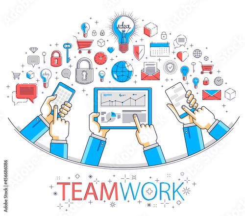 Internet teamwork online te...