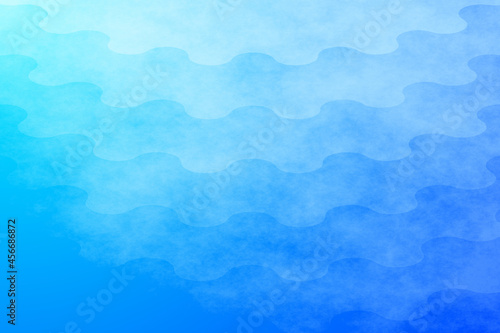 Gradient blue abstract background. Beautiful background. White and blue watercolor background. Mermaid background. © Sudakarn
