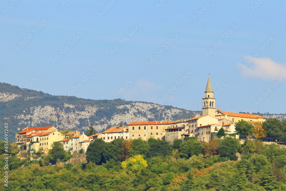 Buzet, citadel town in touristic region Istria, Croatia