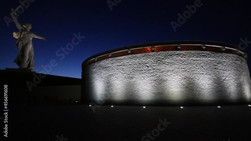 motherland mother on mamaev mound photo