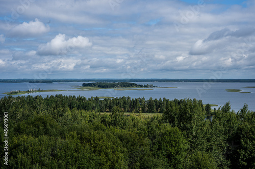 Wallpaper Mural Big lake. Forest. Torontodigital.ca