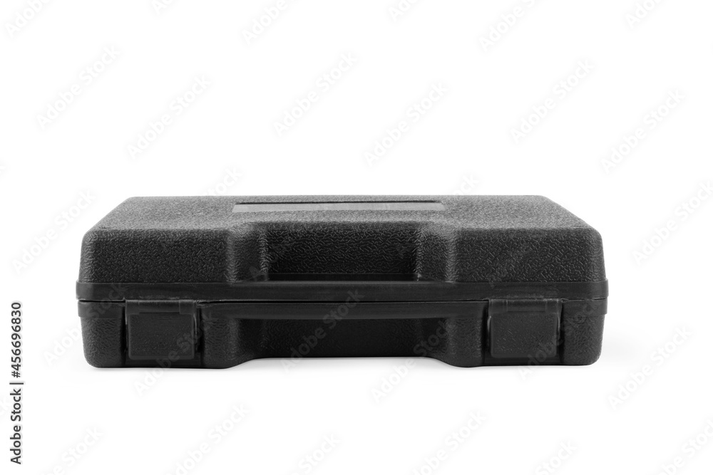 Black case isolated on white background Black case isolated on white background