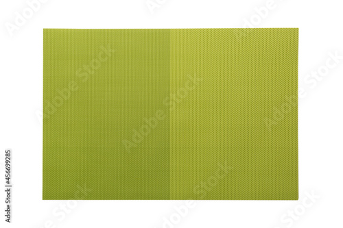 Top view of isolated placemat for food. Empty space for your design photo