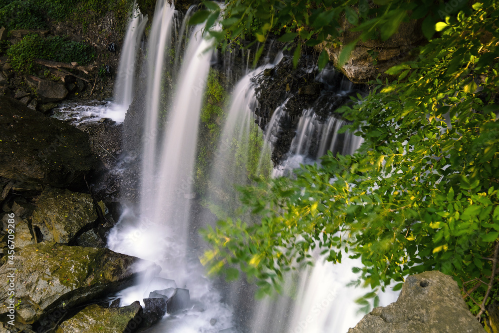 Majestic and beautiful waterfalls of the Niagara region in Ontario Canada.  Featuring scenic landscapes of Decew Falls, Beamer Falls, Rockway Falls, and Balls Falls.