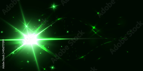 Wallpaper Mural Abstract light with bright shining particles. Vector. Torontodigital.ca