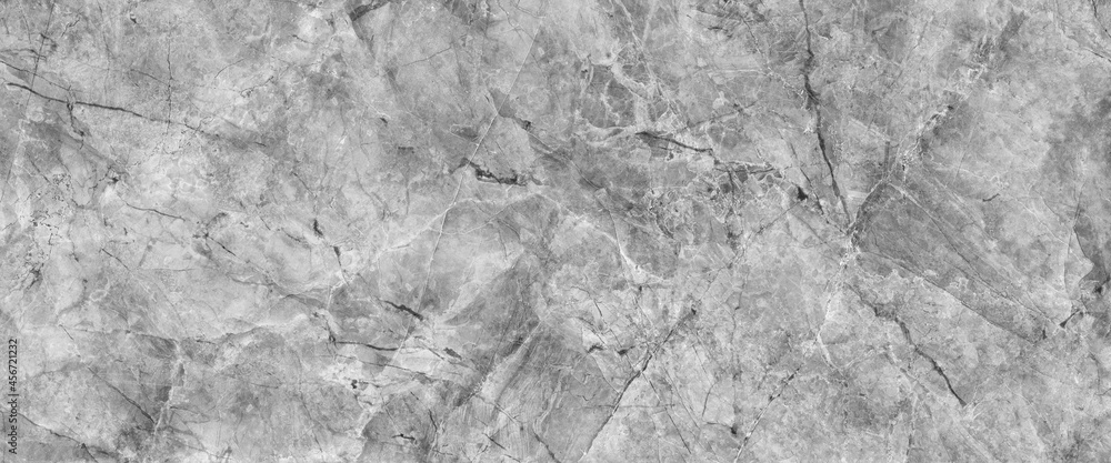 Naklejka premium Grey marble stone texture, polished ceramic tile surface