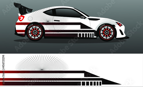 car wrap abstract racing graphic background for vinyl wrap and stickers