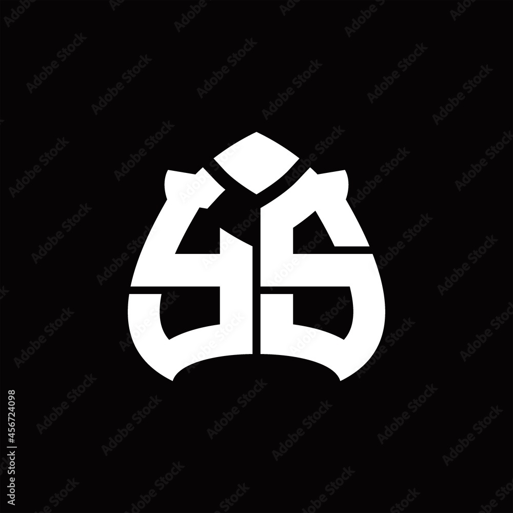 Obraz premium YS Logo monogram with spade shape design template