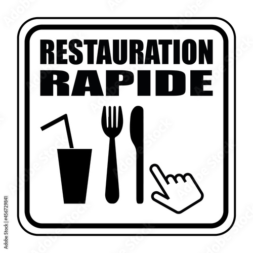 Logo restauration rapide.