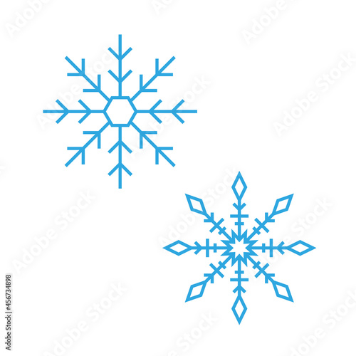 雪の結晶のイラスト