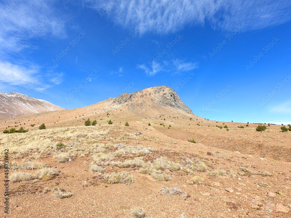 View of the top of Piltriquitron hill near the Argentine town of El Bolson