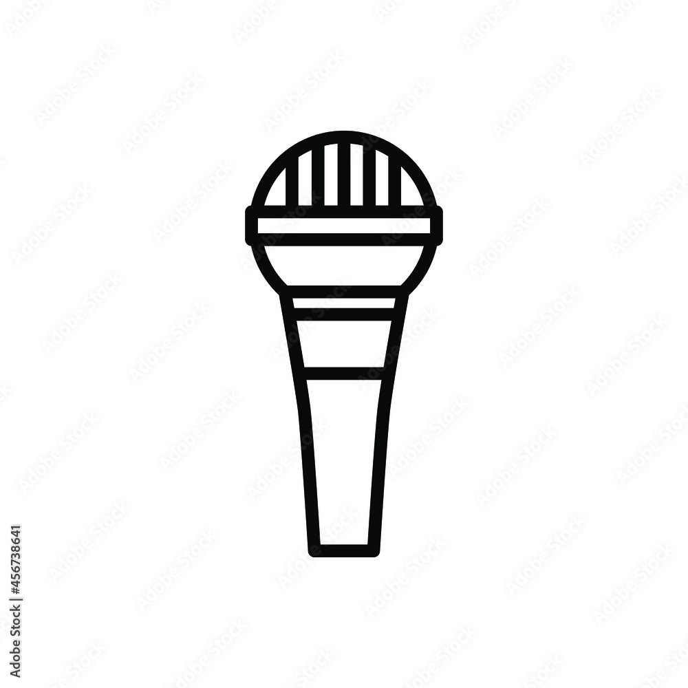 Microphone icon vector. Mic illustration sign. Karaoke symbol. Microphone icon vector. Mic illustration sign. Karaoke symbol.