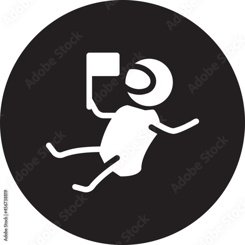 Astronaut glyph icon