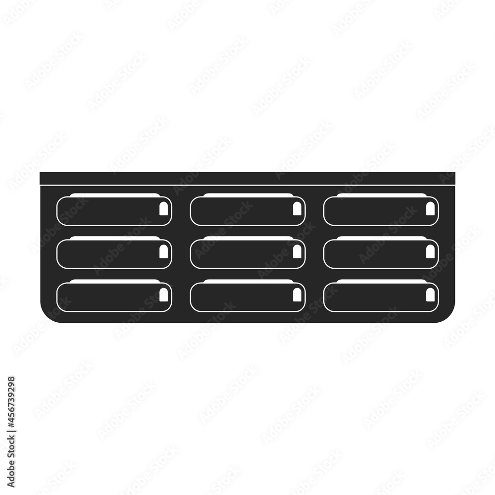 Mailbox vector icon.Black vector icon isolated on white background mailbox. Mailbox vector icon.Black vector icon isolated on white background mailbox.