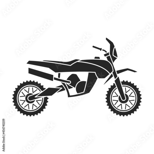 Motorcycle vector icon.Black vector icon isolated on white background motorcycle.