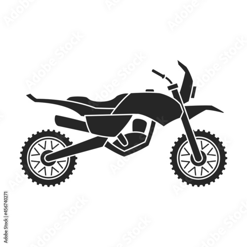 Motorcycle vector icon.Black vector icon isolated on white background motorcycle.