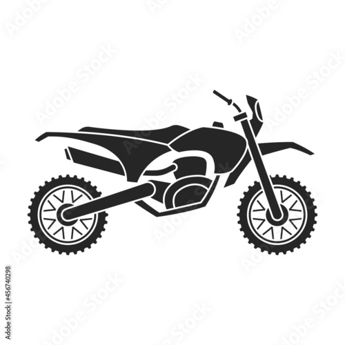 Motorcycle vector icon.Black vector icon isolated on white background motorcycle.