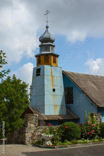 Wallpaper Mural The original bell tower of the church is made of iron in the town of Drohobych. Ukraine  Torontodigital.ca
