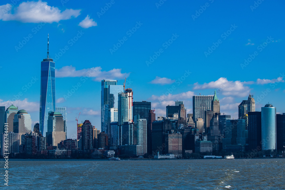 Naklejka premium city skyline