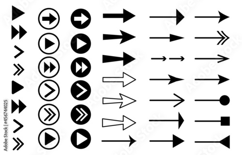 矢印セット　黒　パスデータ