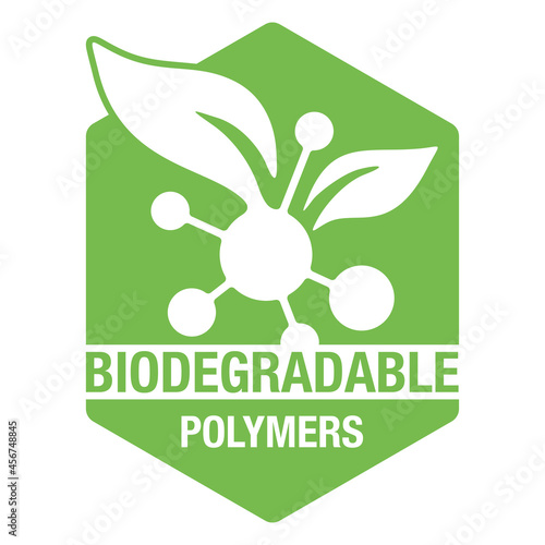 Biodegradable plastic - molecules turns to leaves
